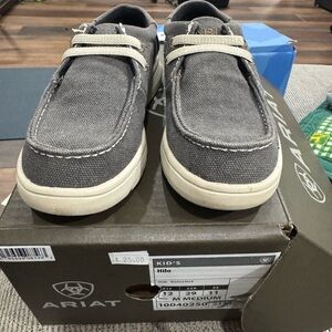 Ariat Kids' Charcoal Canvas Shoes